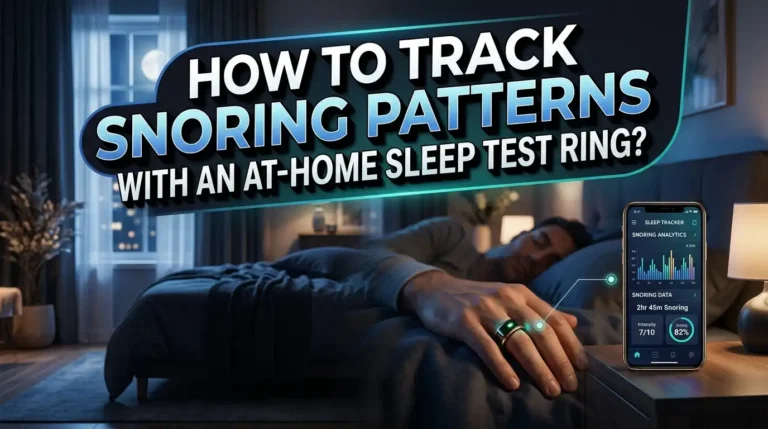 How to Track Snoring Patterns With an At Home Sleep Test Ring?