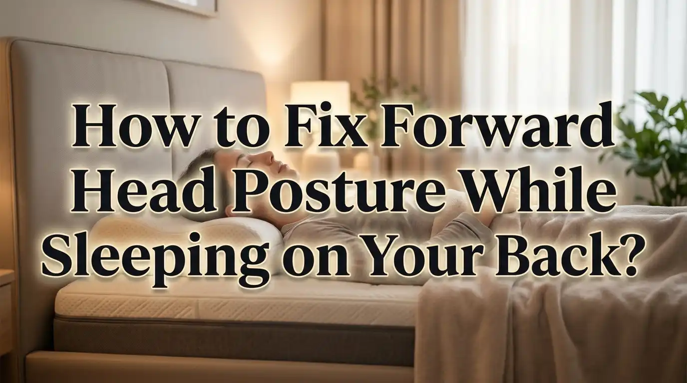 How to Fix Forward Head Posture While Sleeping on Your Back?