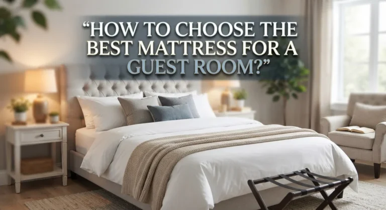 How to Choose the Best Mattress for a Guest Room